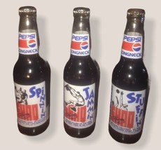 Pepsi-Cola Shaq Attaq Paq Shaquille O’Neal Full Bottles Spinnin Jammin S... - $20.40