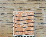Great Britain Stamp King George VI 1/2d Used Orange - $1.89