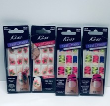 4X Kiss Nail Dress Stripes Banded Last 7-10 Days - $11.56
