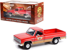 1982 GMC K-2500 Sierra Grande Wideside Pickup Truck w Trailer Hitch Red Busted K - £76.82 GBP