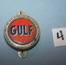 Vintage Gulf Metal Cap Tab-American Flange &amp; Mfg. Co-Tri-Sure-Lot 4 - £17.86 GBP