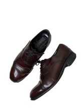 Florsheim Burgundy Cap Toe Oxford Leather Dress Shoes Mens 11.5 M 11036-05 - £18.45 GBP