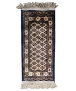 Vintage Turkish Sivas silk mat 0.9&#39; x 2.1&#39; (30cm x 66cm) 1950s - 1C1011 - €139,30 EUR