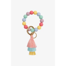 Glam Tassel Keychain - Silica Gel Beads &amp; Alloy - $11.95