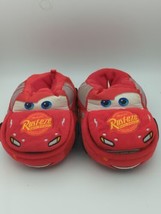 Disney Pixar Cars Boys Lightning McQueen Plush House Shoes Slip-ons  siz... - $19.77