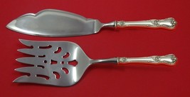 Memory Lane by Lunt Sterling Silver Fish Serving Set 2 Piece Custom Made... - $132.76