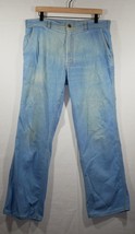 Vintage Levis Jeans Men 36x30 Blue 598 Faded Denim Bootcut Orange Tab Pants USA - £31.28 GBP