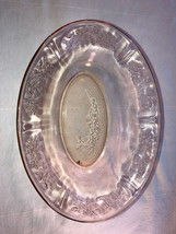 Vintage Pink Sharon 9.5 Inch Vegetable Bowl Depression Glass Mint - £23.91 GBP