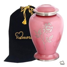 Pearl Rose Brass Cremation Urn - Pink - $24.99+