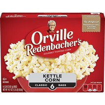 Orville Redenbacher’s Kettle Corn Microwave Popcorn, Gluten Free, 6 Boxe... - £41.83 GBP