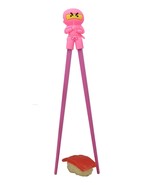 Japanese Pink Ninja Reusable Training Chopsticks Set With Silicone Guide... - $12.33 CAD