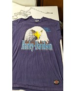 1990 Harley Davidson t shirt about to develop an attitude Eagle XL Vinta... - $59.35