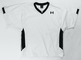 Under Armour Performance Football V-Neck Training Jersey Youth XL White ... - $9.80