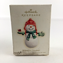 Hallmark Keepsake Christmas Tree Ornament Welcome Friends Snowman Bird 2... - $19.75