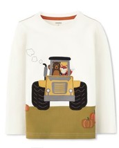 New Gymboree Boys Size 6 7 Autumn Harvest Embroidered Tractor Top Nwt - £12.60 GBP