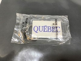 Vintage Souvenir Keyring Quebec’s Flag Keychain Fleur De Lys Ancien Porte-Clés - £5.77 GBP