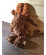 OMEGA TOY Brown Moose Soft Animal Plush 10&quot; NEW YORK - £5.86 GBP