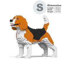 Beagle Dog Sculpture (JEKCA Lego Brick) DIY Kit - £61.99 GBP