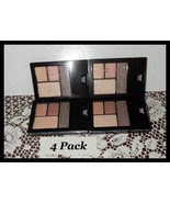 4 Pack Maybelline Expert Wear Waterproof Eyeshadow Quads, Sunlit Bronze 500 - $19.95