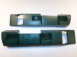 1967 68 69 Dodge Dart Armrest Bezels OEM Green 2789674 2789675 Plymouth Valiant - £67.63 GBP