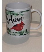 BELIEVE&quot; Cardinal Coffee / Tea Mug  Red Bird - £12.50 GBP
