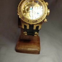 INVICTA SUBAQUA  MENS QUARTZ 52MM GOLD CASE -Needs new Battery image 11