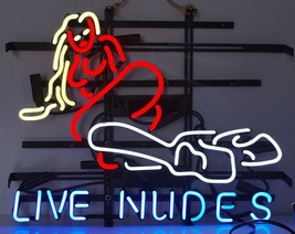 New Live Nudes Dance Beer Bar Pub Lamp Neon Sign 24&quot;x20&quot; - £186.71 GBP