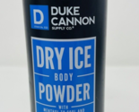 Duke Cannon Dry Ice Body Powder Mens 6OZ ORIGINAL FORMULA W/ TALC - $49.99