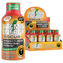 Vitamin Energy® Focus+ Mango &#39;Clinically Proven&#39; Energy Shots (12pk) - £23.47 GBP