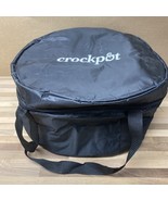 Crock-Pot Insulated Slow Cocker Carrier Bag w/ Handle Slots Zip Up Never... - $255.73 MXN