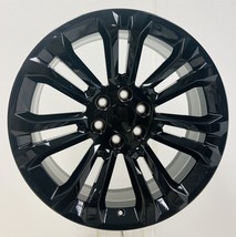 Chevy 22&quot; Gloss Black 7 Split Spoke Wheels 2000-2024 Silverado Tahoe Sub... - $1,018.71