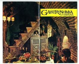 Gastronomia Booklet on the Wines Cheeses and Foods of Spain 1950&#39;s - £18.96 GBP