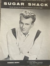 1962 Teen Idol Sheet Music Sugar Shack (Jimmy Gilmer) - £11.20 GBP