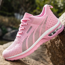 Women Running Shoes Ladies Breathable Sneakers Mesh Air Cushion Tennis  - £20.42 GBP