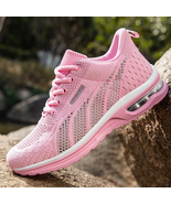 Women Running Shoes Ladies Breathable Sneakers Mesh Air Cushion Tennis  - £21.41 GBP