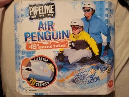 Pipeline Sno Air Penguin Sledding Snow Tube 48&quot; 2 Riders 220 lbs New Open Box - £22.15 GBP