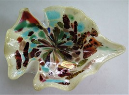 Vintage Vetro Artistico Veneziano Murano Mid Century Art Glass Dish Mult... - £30.36 GBP