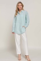 Women&#39;s Long Sleeve Loose Fit Shirt - $28.00