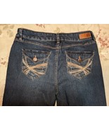 Liz Claiborne Dark Blue Stretch Boot Cut Jeans with Deco Pockets (32X29) 10 - $320.80 MXN