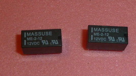 Used Relay 10PCS Massuse ME-2-12 Ic 12VDC Very Good Condition 8-PIN - £9.56 GBP