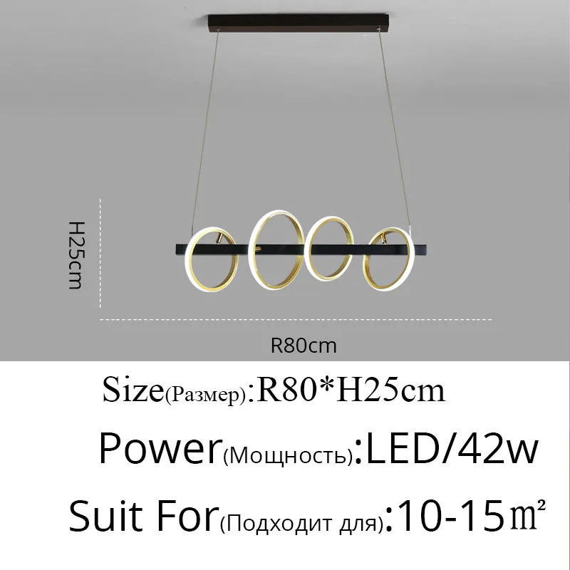   Restaurant LED Hanging Light Industrial Pendant Lamps Indoor Lighting for Dini - £129.41 GBP