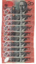 Australia $200.00 Dollar Bank Note Circulated Valid Currency Australian - $193.42