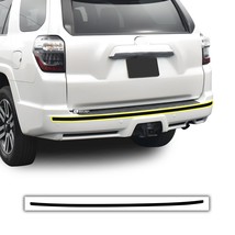 Fits Toyota 4Runnner 10-23 Rear Bumper Chrome Delete Cover Decal Blackou... - £31.84 GBP