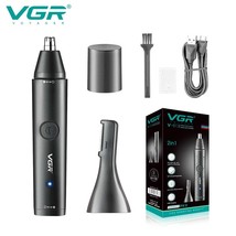 VGR Professional Nose Hair Trimmer Mini Hair Trimmer 2 In 1 Clipper Portable 613 - £11.78 GBP