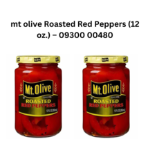 Mt olive Roasted Red Peppers (12 oz.) – 0930000480   (Pak Of 2 ) - £5.53 GBP