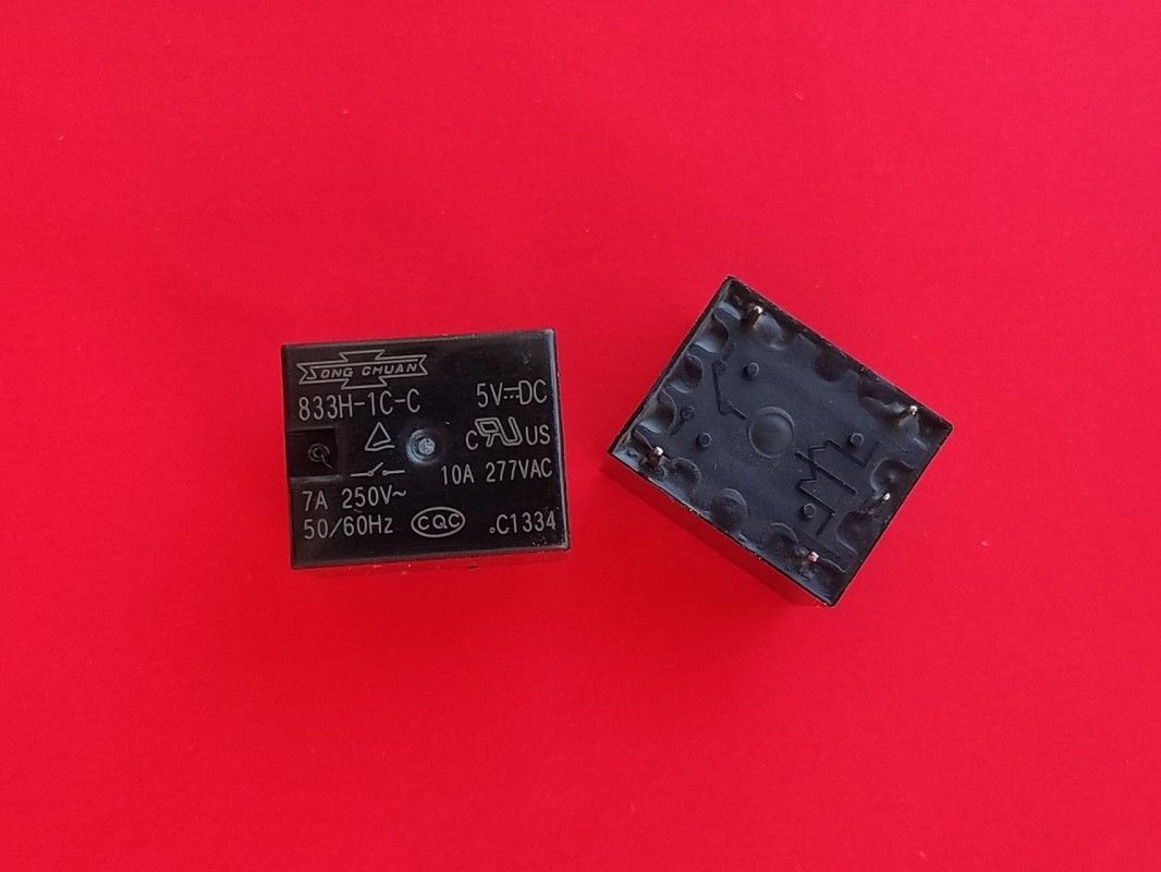 833H-1C-C, 5VDC Relay, SONG CHUAN Brand New!!