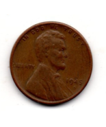 1945 S Lincoln Wheat Penny- Circulated  - £7.98 GBP