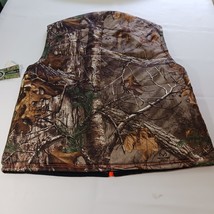 Earthletics Realtree Men's Brown Camo Reversible Black Sleeveless Jacket Vest XL image 2
