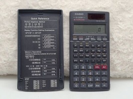 Casio FX-300W Scientific Calculator Black Solar Powered Original Case S ... - $7.09