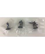 Star Wars Clone Wars Miniature Figures Nelvaanian Warrior Iktotchi Wooki... - $14.80